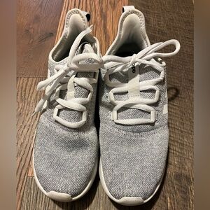 adidas Women's Gray and White Sneakers